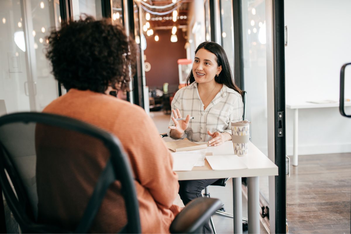 Medicare advisor asking Medigap underwriting questions to a client.