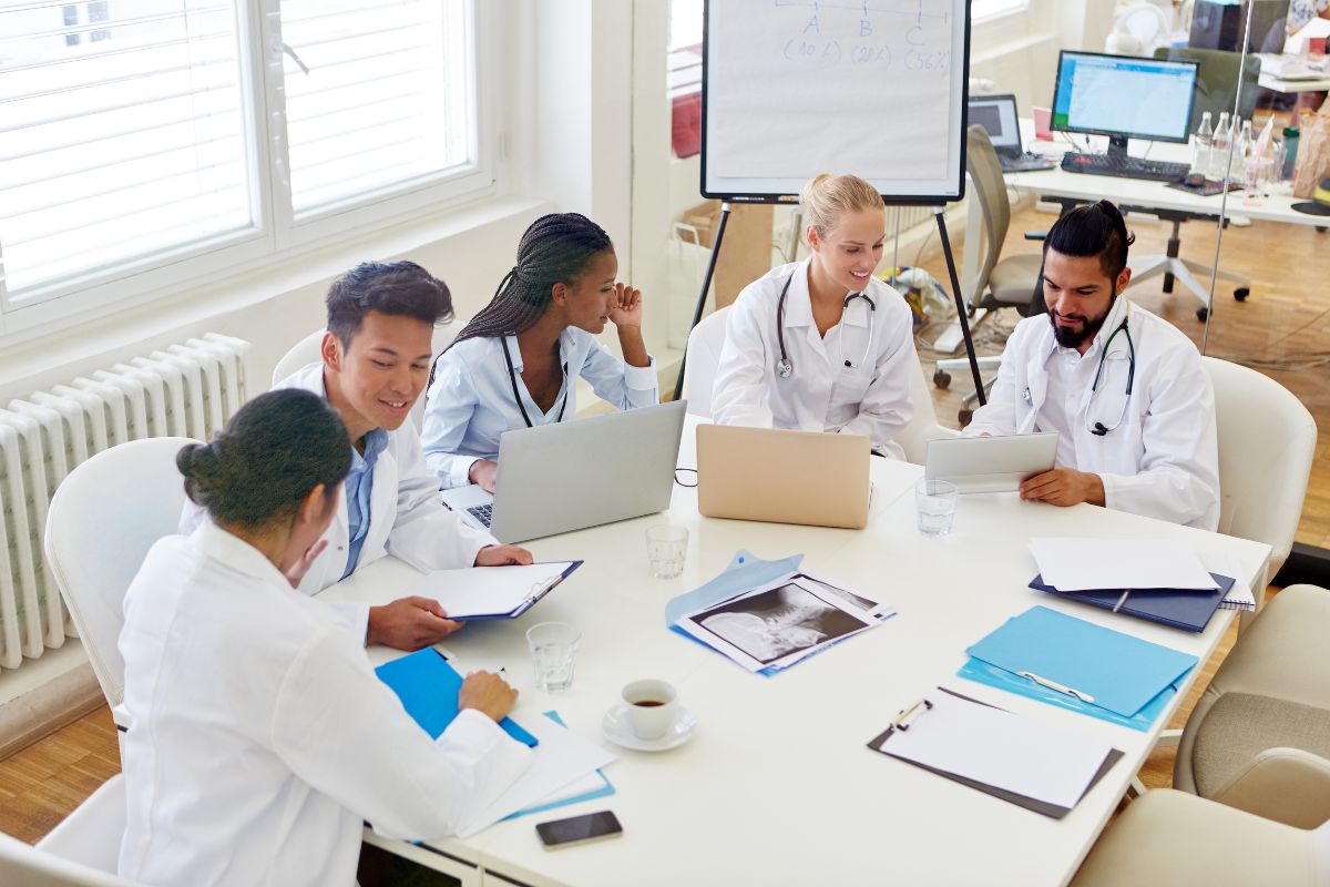 Group of doctors in a Medicare Advantage HMO network