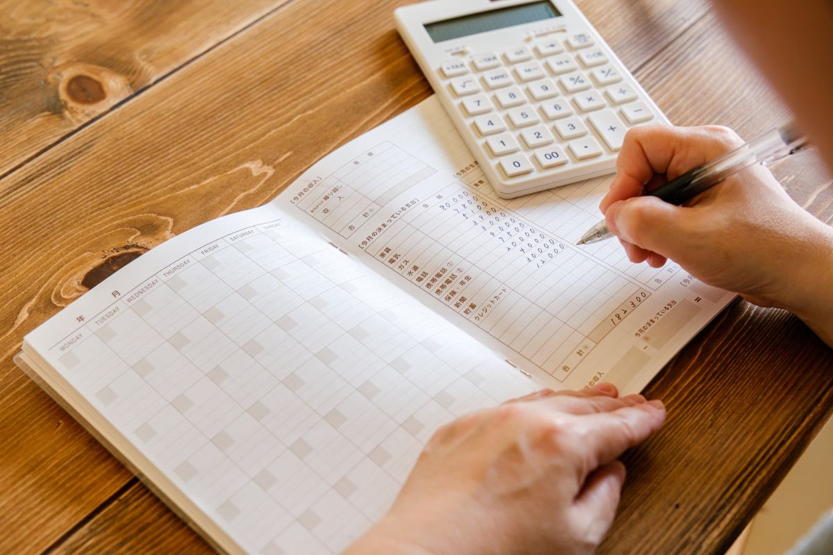 Person creating new budget with the 2026 COLA update
